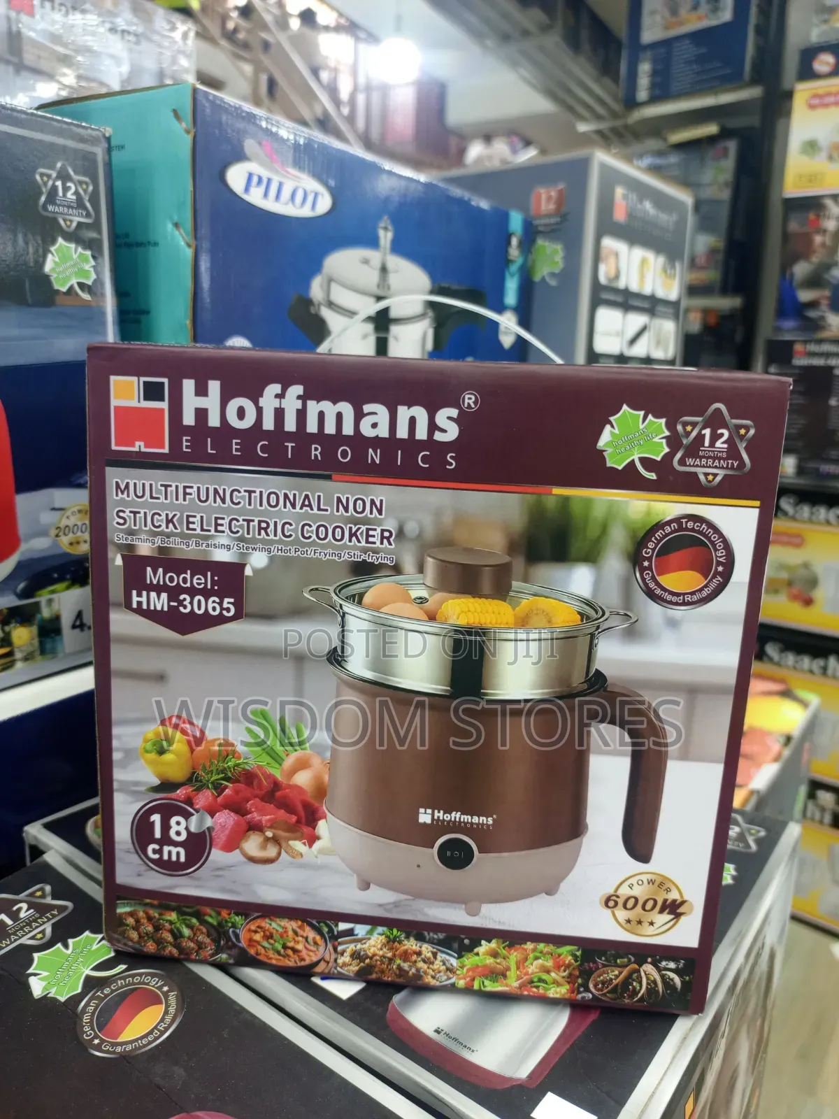 Multifunctional Non-Stick Electric Cooker (Model: HM-3065)