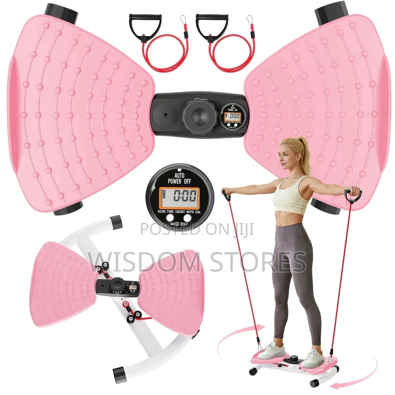 Adjustable Waist Twister Exercise Machine