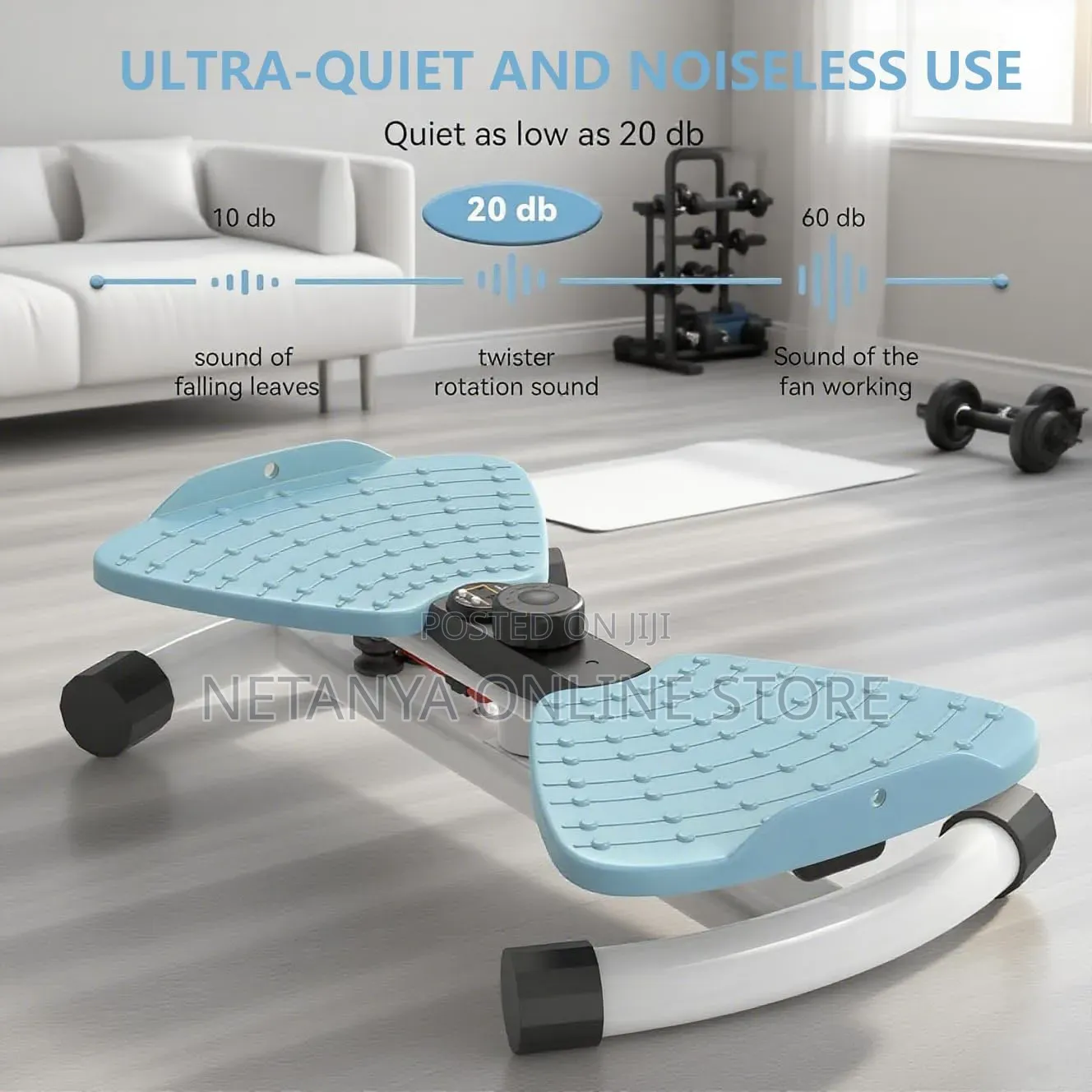 Waist Twisting Machine With Resistance Belts