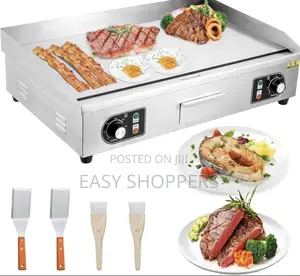 Stainless Steel Commercial Electric Grill Countertop Flat Top Griddle