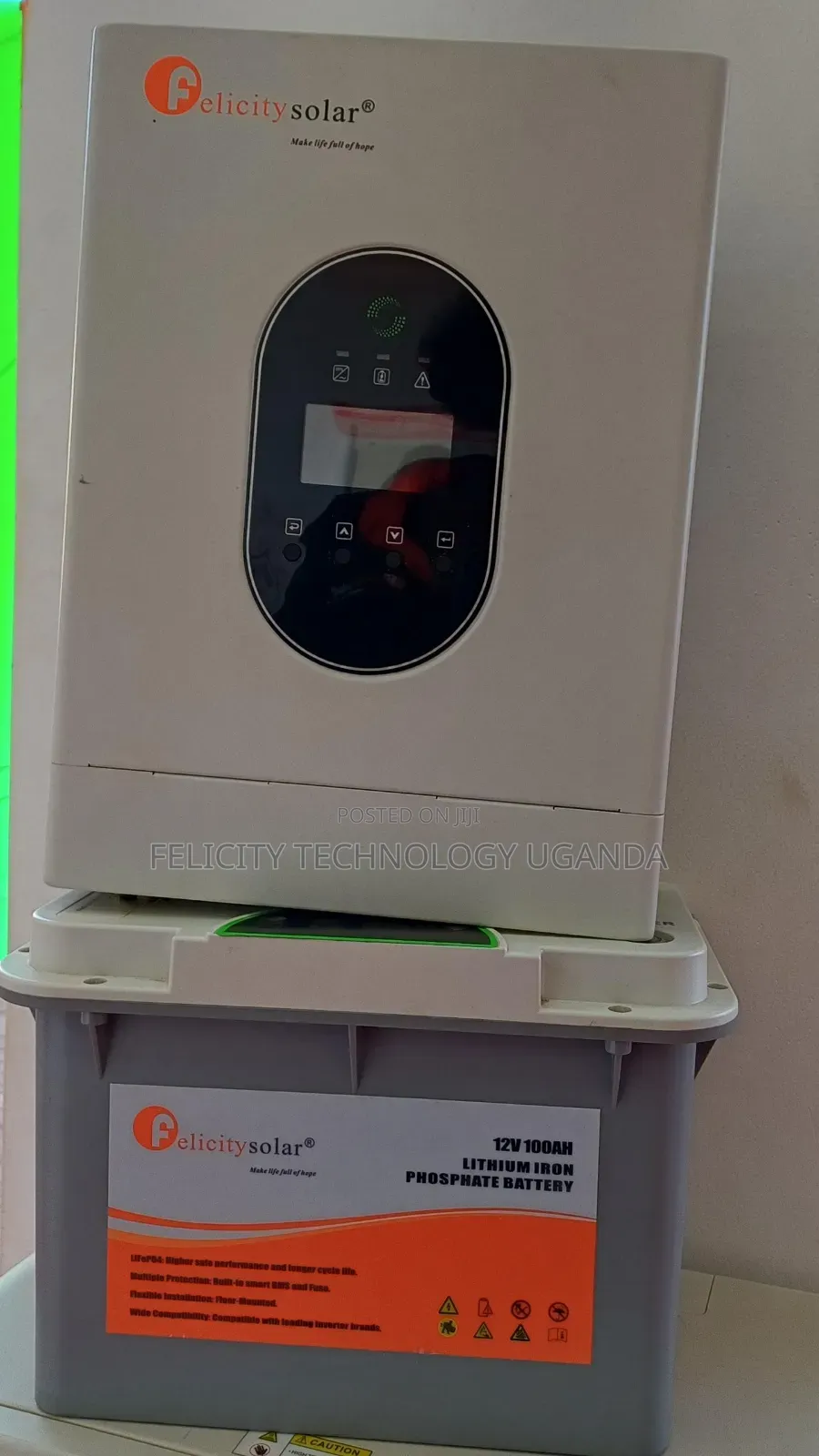 1.28kwh Lithium Battery and 1kva Hybrid Inverter