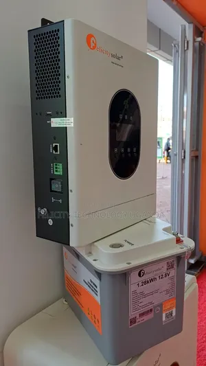 1.28kwh Lithium Battery and 1kva Hybrid Inverter