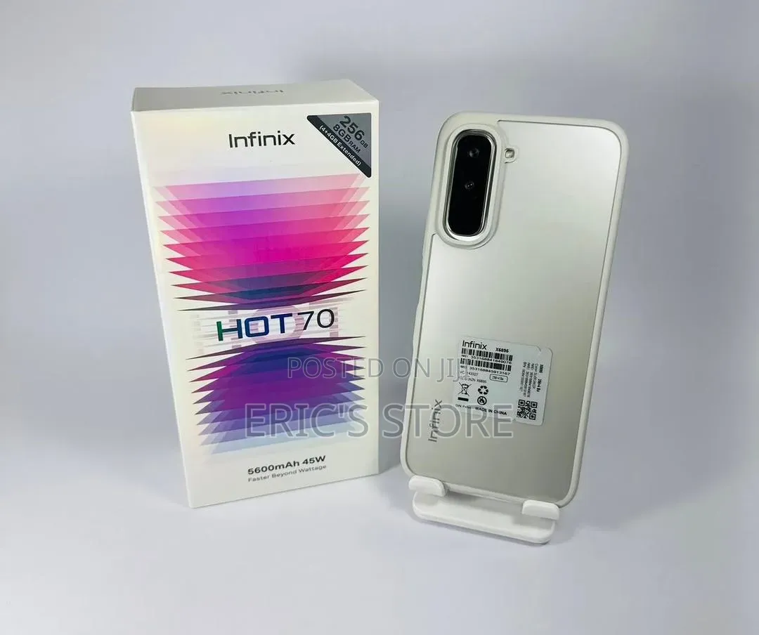 New Infinix Hot 70 256 GB Silver