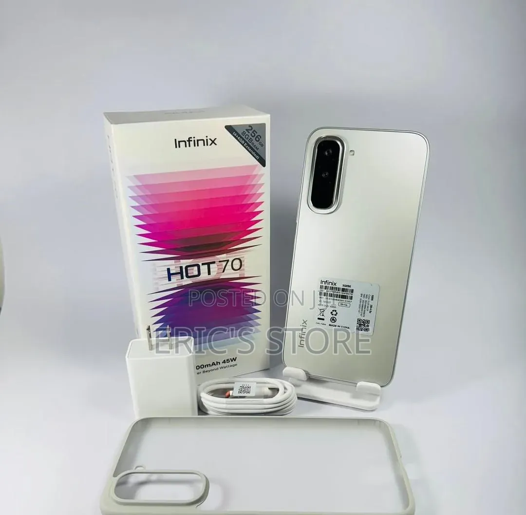 New Infinix Hot 70 256 GB Silver