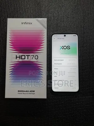 New Infinix Hot 70 256 GB Silver