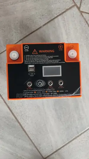 24Ah 12.8V LiFePO4 Solar Battery 307Wh With USB & Display