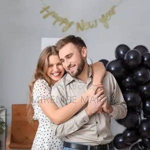 Black Balloons 12 Inch,Yellow Latex Balloons for Birthday Party
