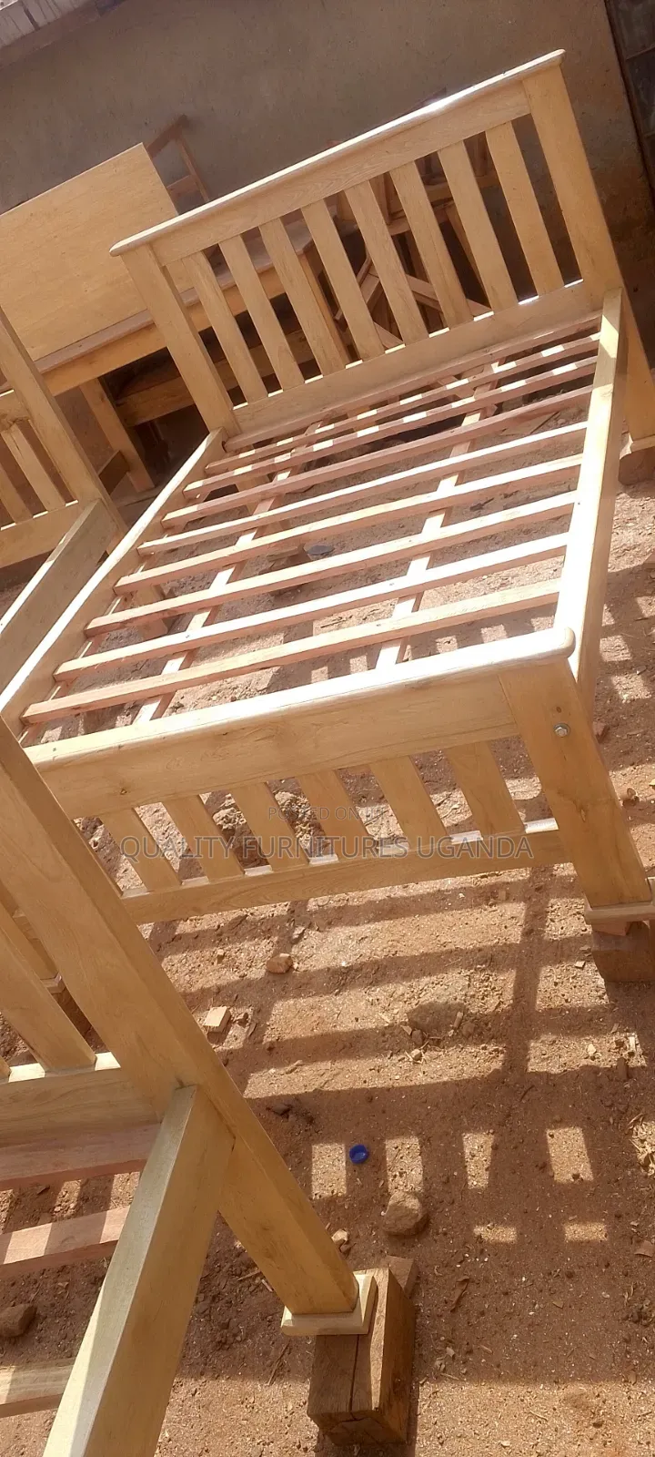 4 by 6 Bed With Shining Varnish