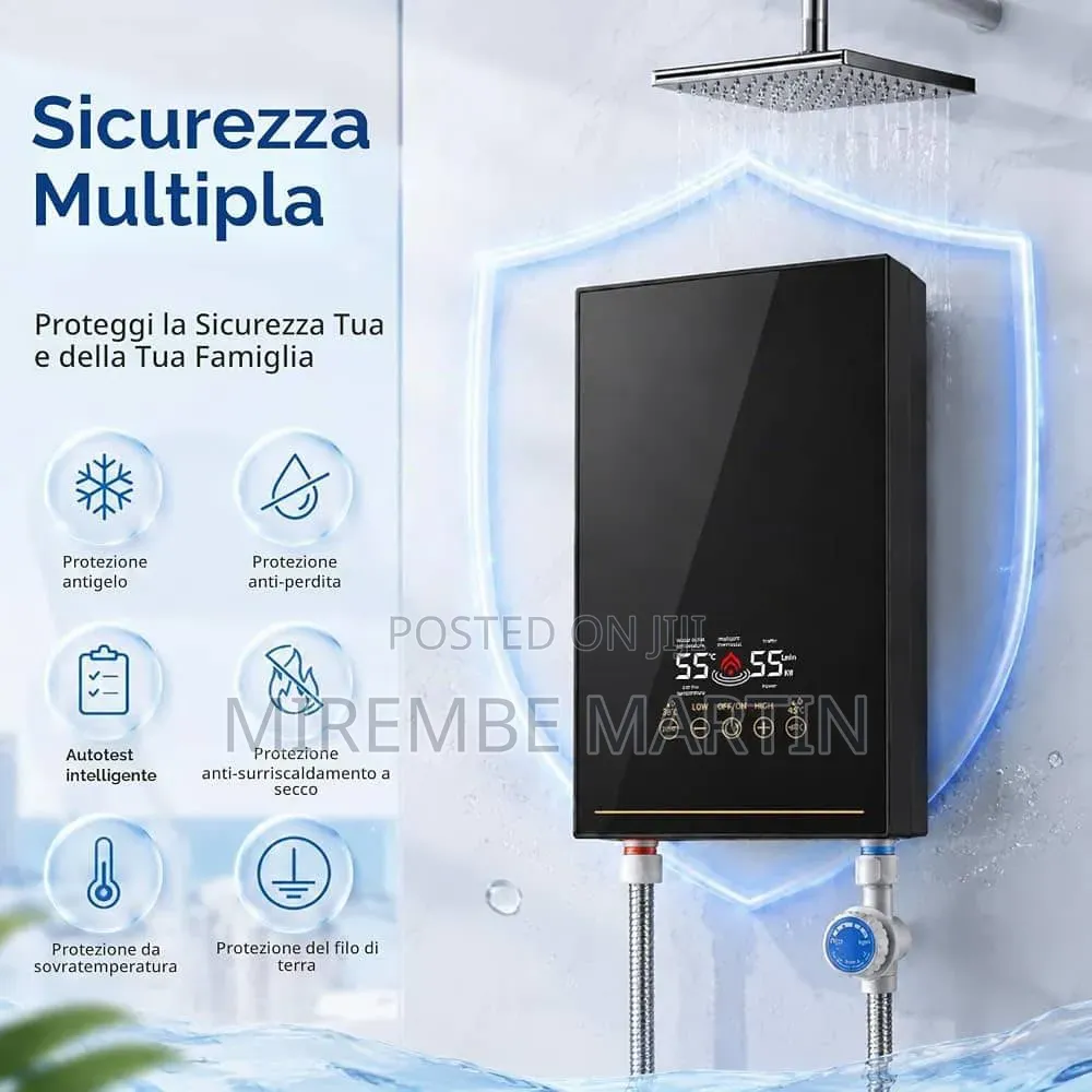 Instant Mini Water Heater 5500 W Electronic Water Heater With LED