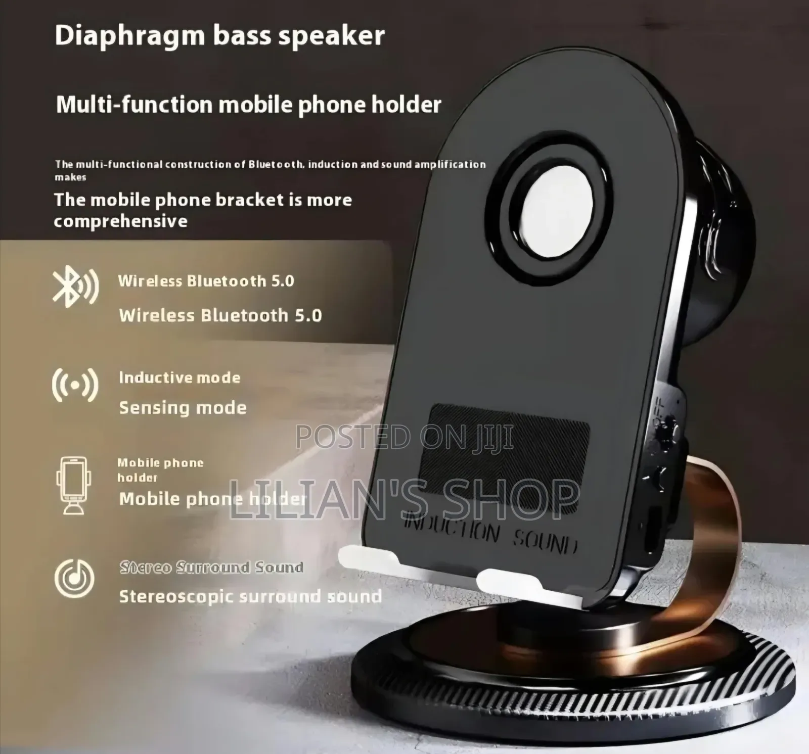 Mobile Phone Sensor Speaker Stand