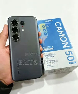 New Tecno Camon 50 Pro 256 GB Black