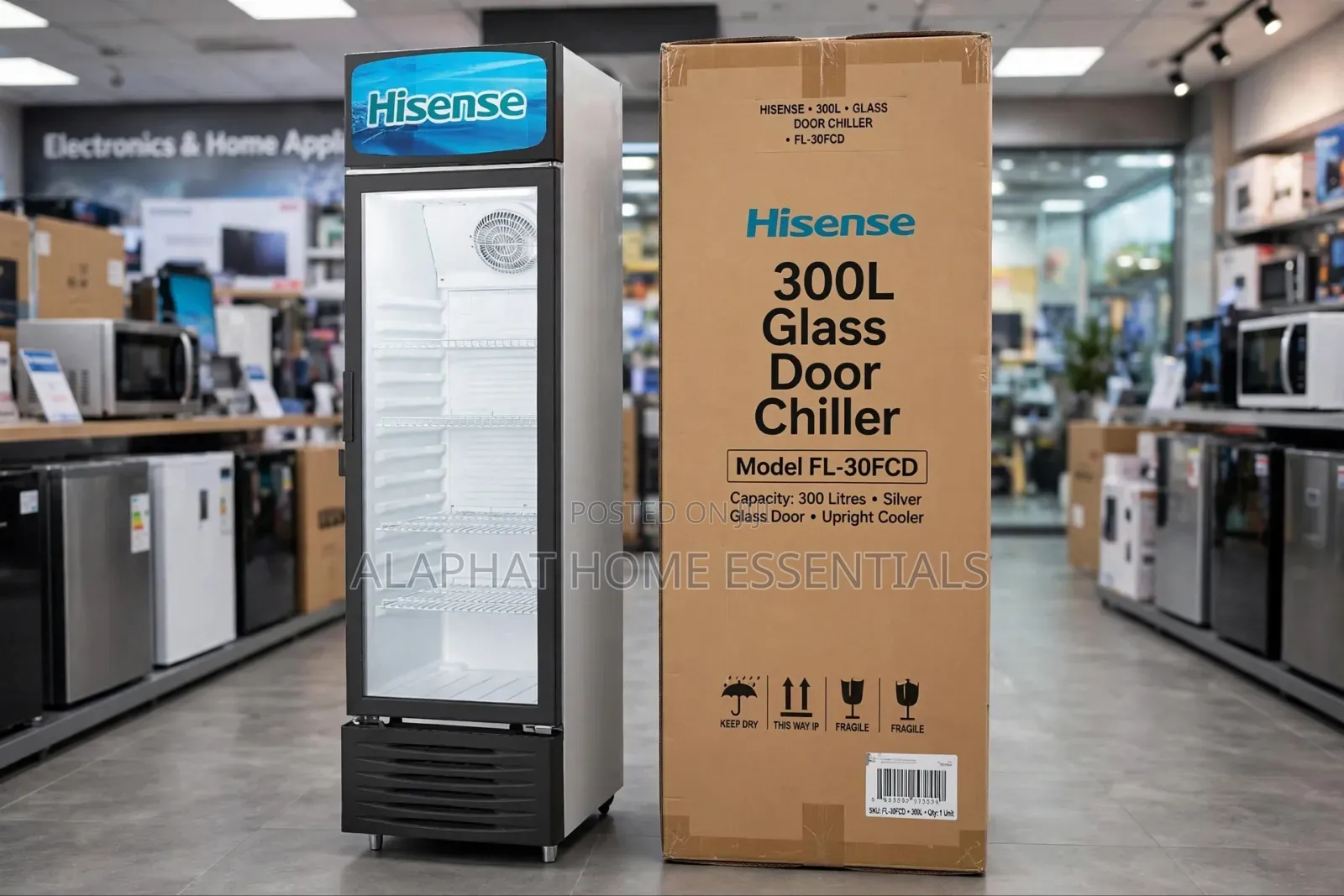 Hisense 300 Litre Display Fridge