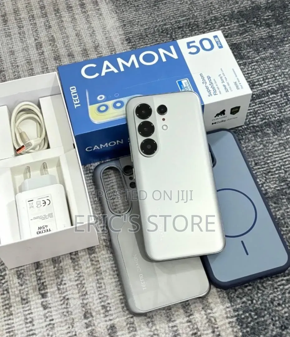 New Tecno Camon 50 Pro 256 GB Silver