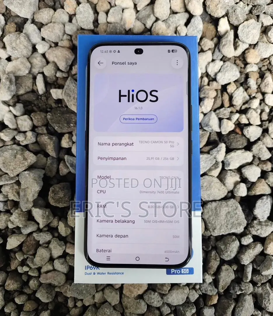 New Tecno Camon 50 Pro 256 GB Black