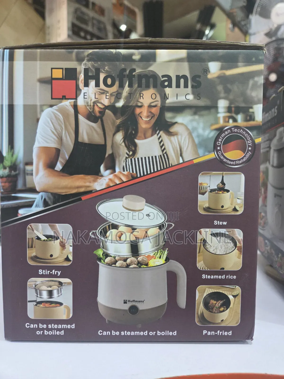 Hoffmans Non Stick Electric Cooker HM-3065