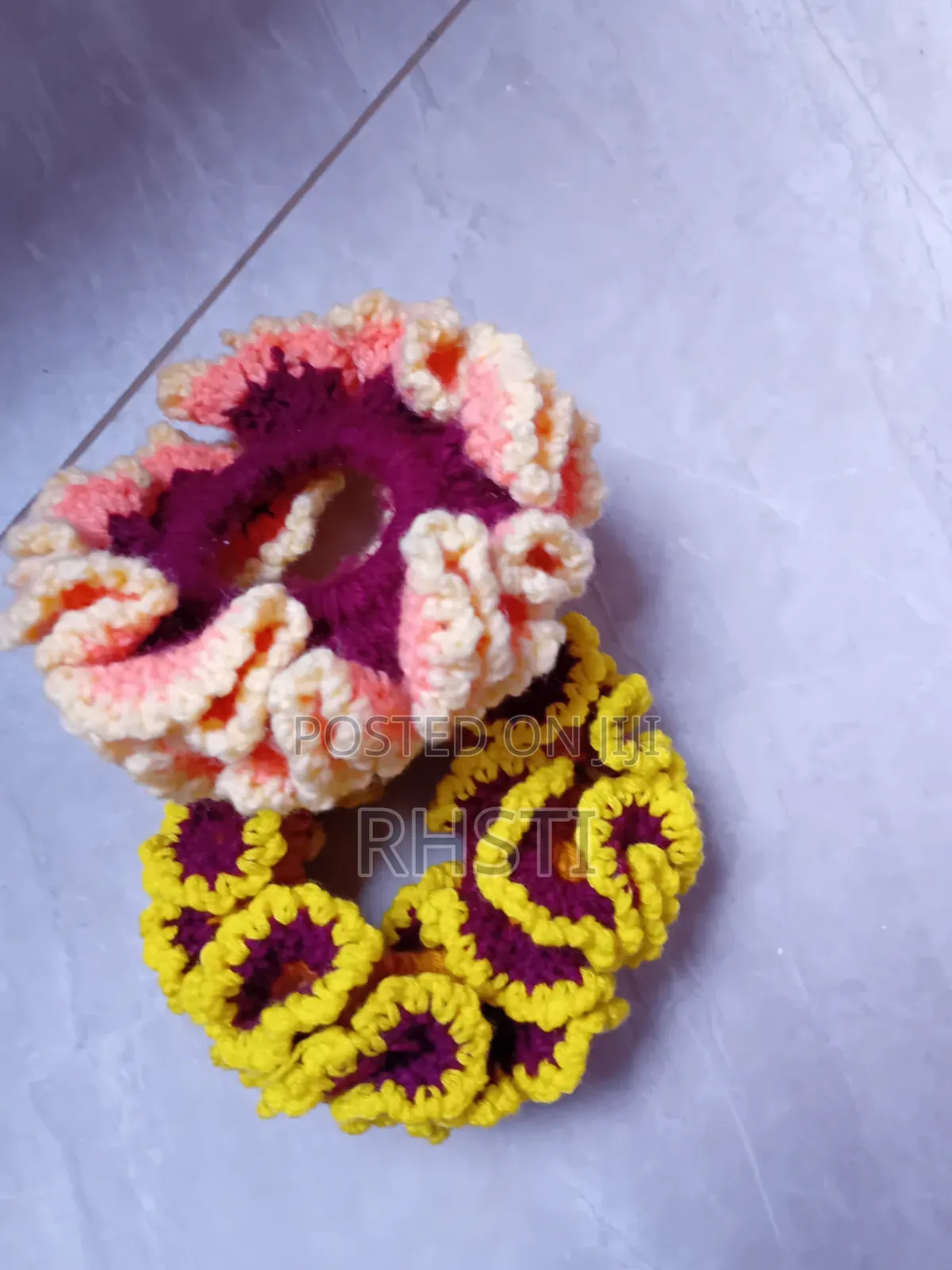 Crochet Homemade Scrunchies - 3 for 12 Makindye