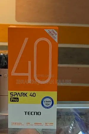 New Tecno Spark 40 Pro 256 GB White