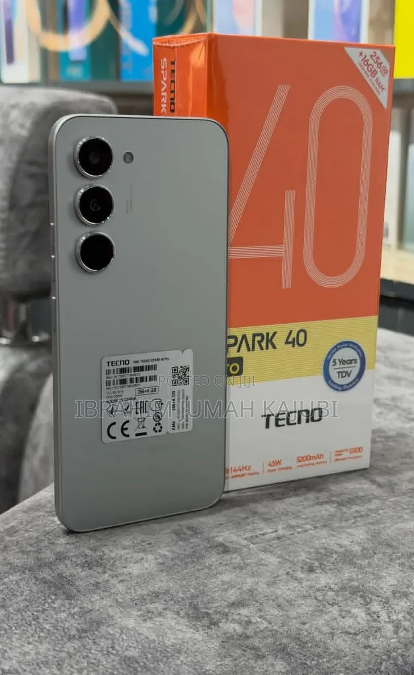 New Tecno Spark 40 Pro 256 GB Gray