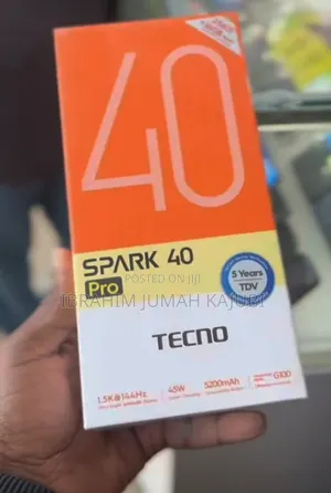 New Tecno Spark 40 Pro 256 GB Gray