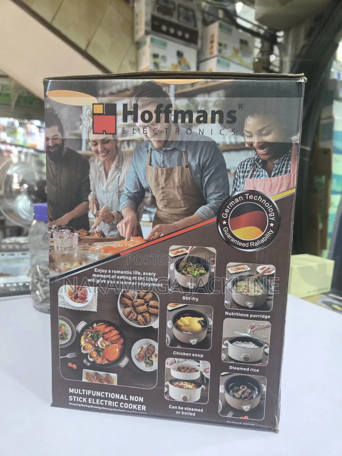 Hoffmans Non Stick Electric Cooker HM-3063