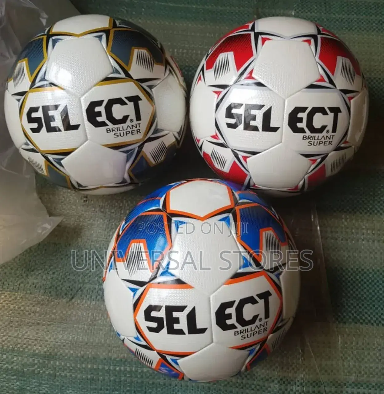 Original Select Leather Ball Playing Football -White/Multicolor
