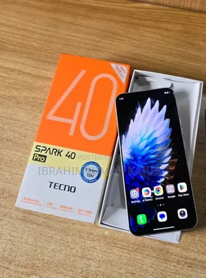 New Tecno Spark 40 Pro 256 GB Blue