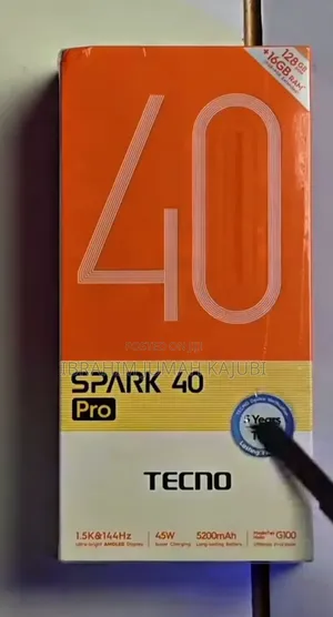 New Tecno Spark 40 Pro 256 GB Blue