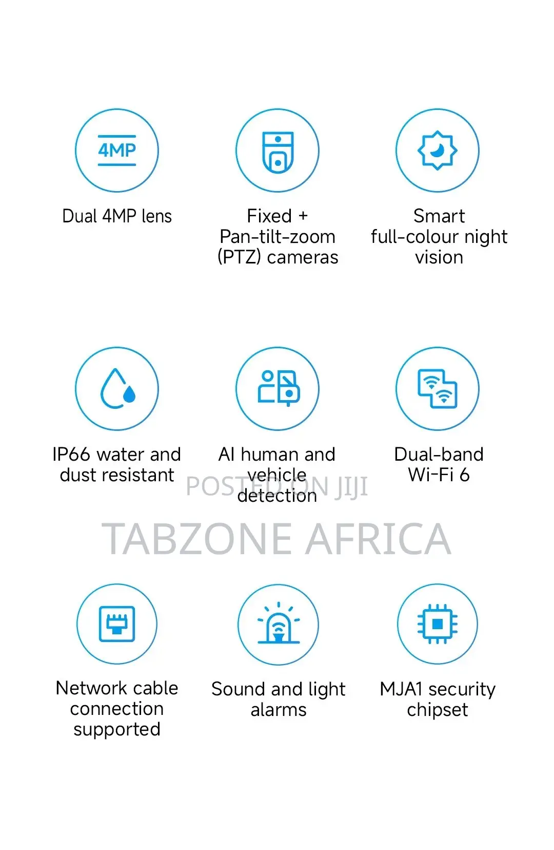 XIAOMI Outdoor Camera CW500 Dual | AI Human Detection | Alarm Function