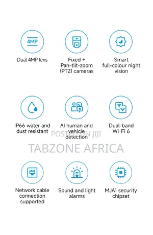 XIAOMI Outdoor Camera CW500 Dual | AI Human Detection | Alarm Function