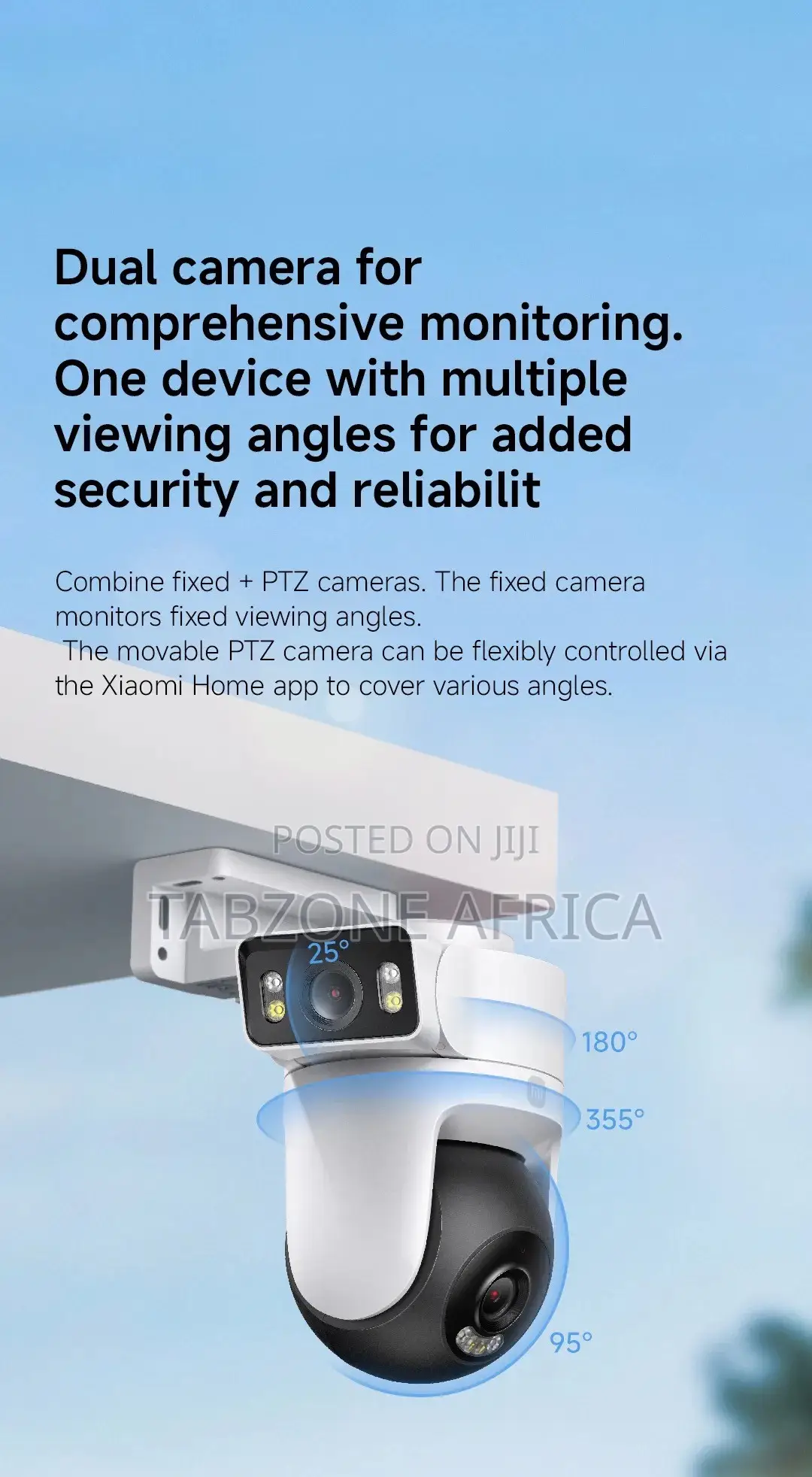 XIAOMI Outdoor Camera CW500 Dual | AI Human Detection | Alarm Function