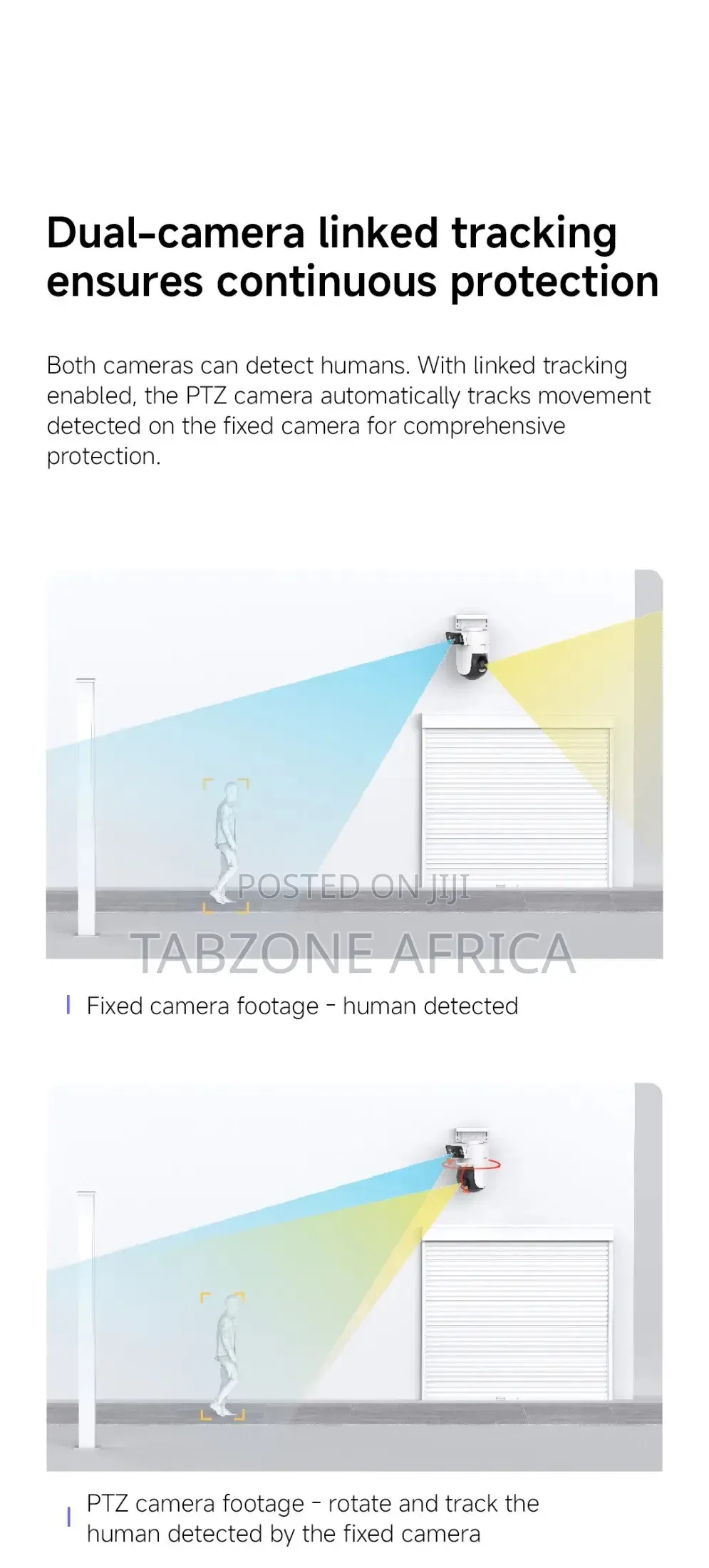 XIAOMI Outdoor Camera CW500 Dual | AI Human Detection | Alarm Function