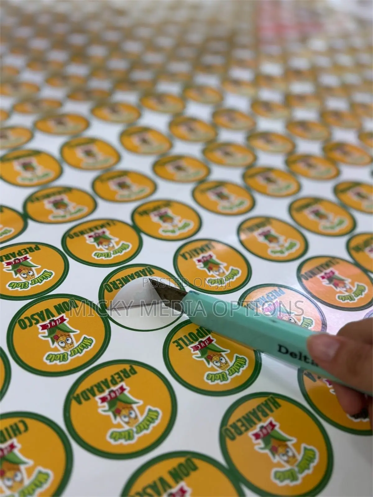 Custom Printed & Cut Stickers/ Labels
