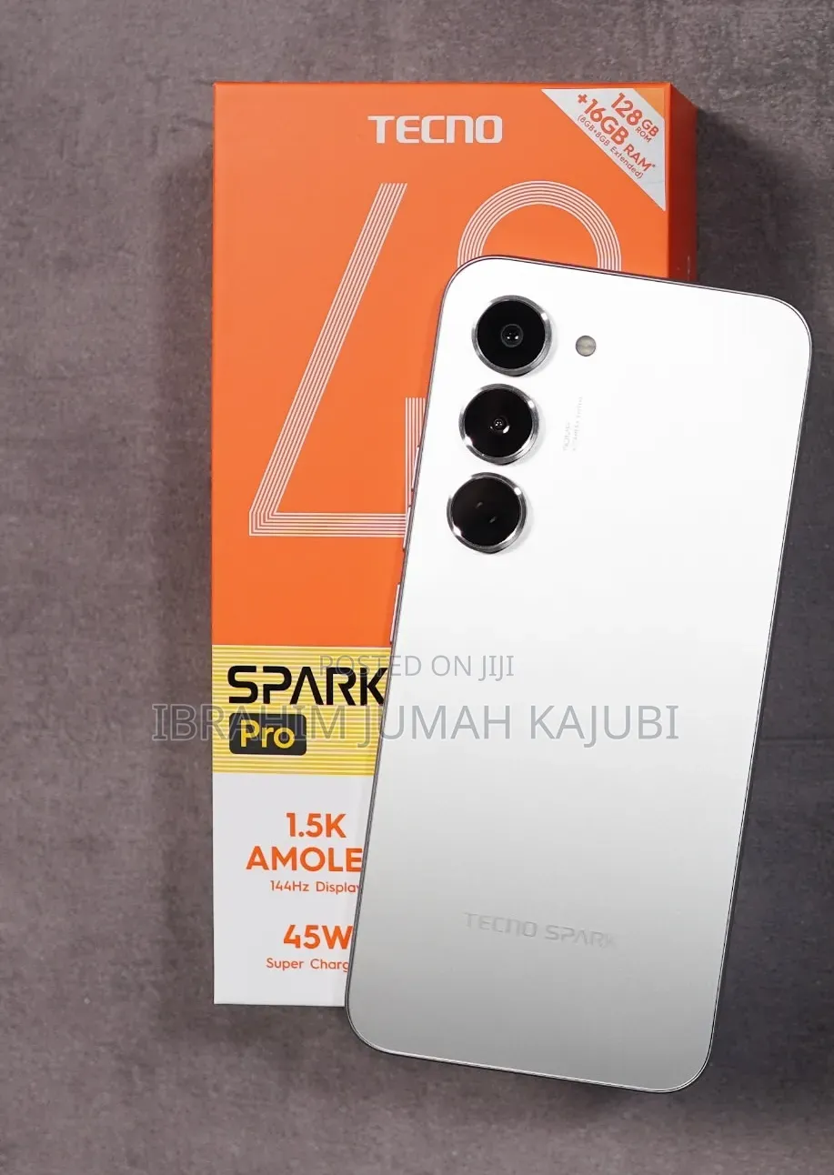 New Tecno Spark 40 Pro 128 GB Silver