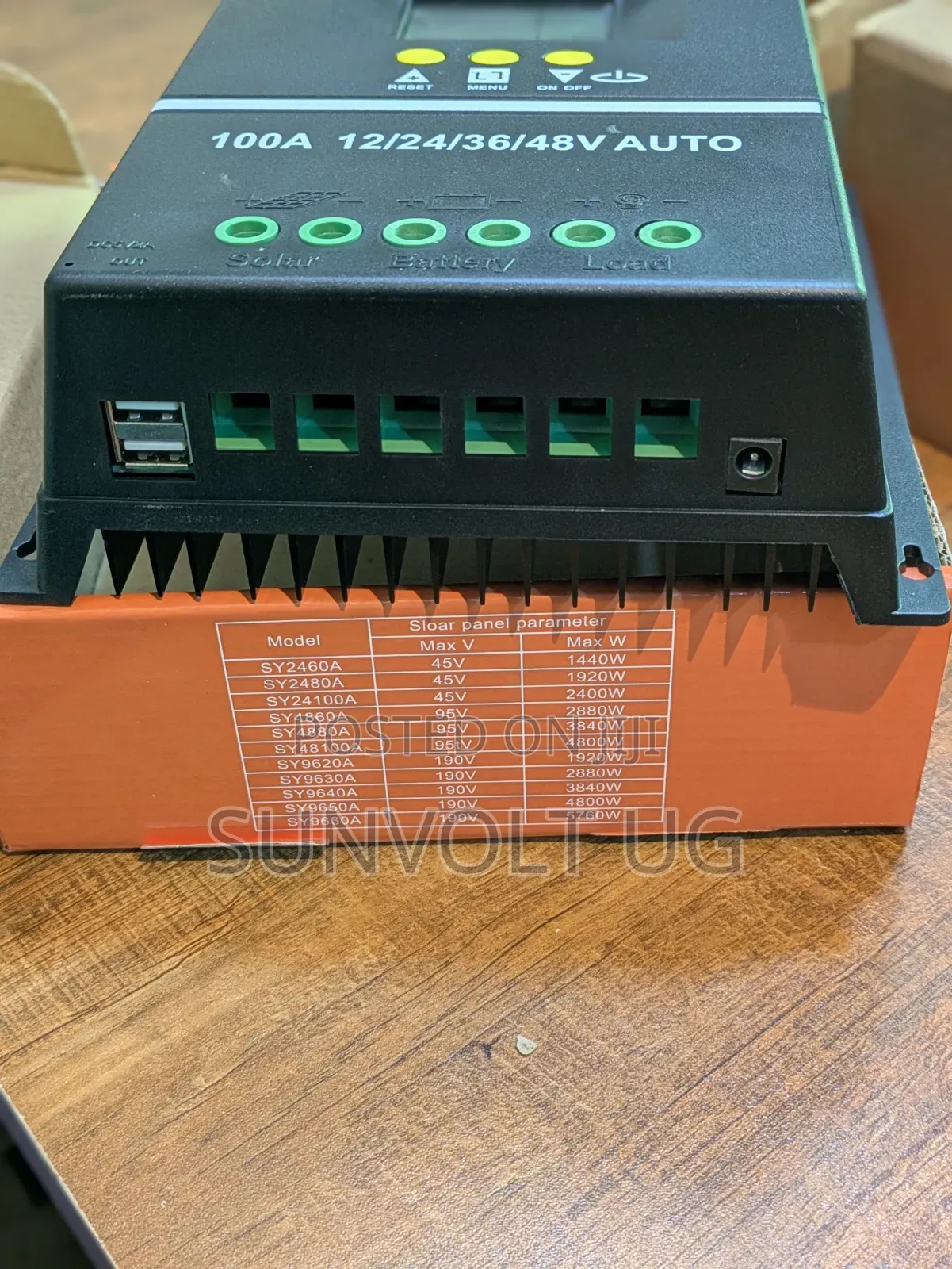 100a MPPT Charge Controller