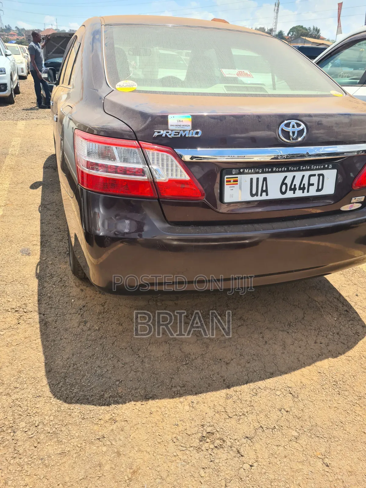 Toyota Premio 2012 Maroon