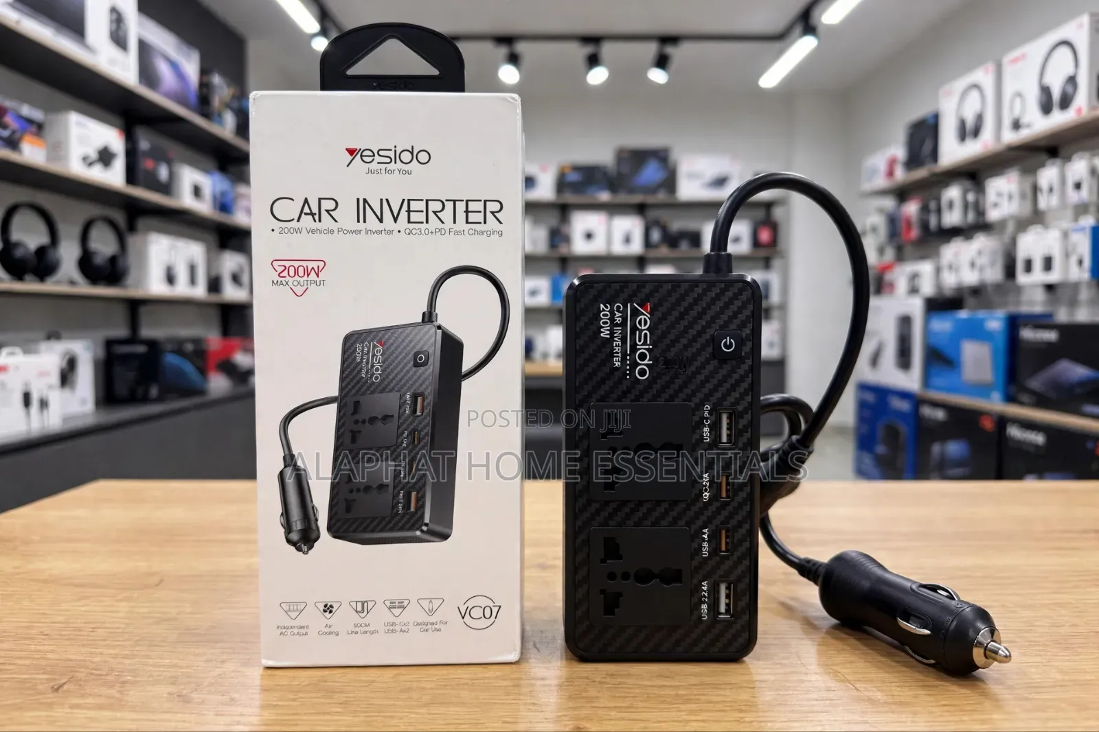 Yesido VC07 200W Car Power Inverter