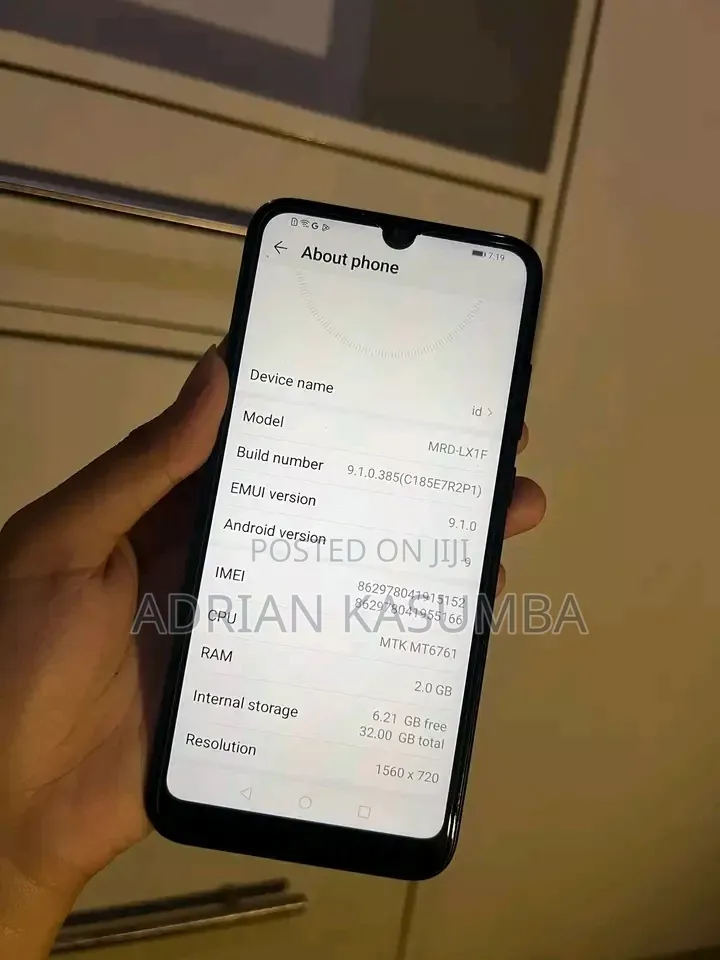 New Huawei Y6s 64 GB Black