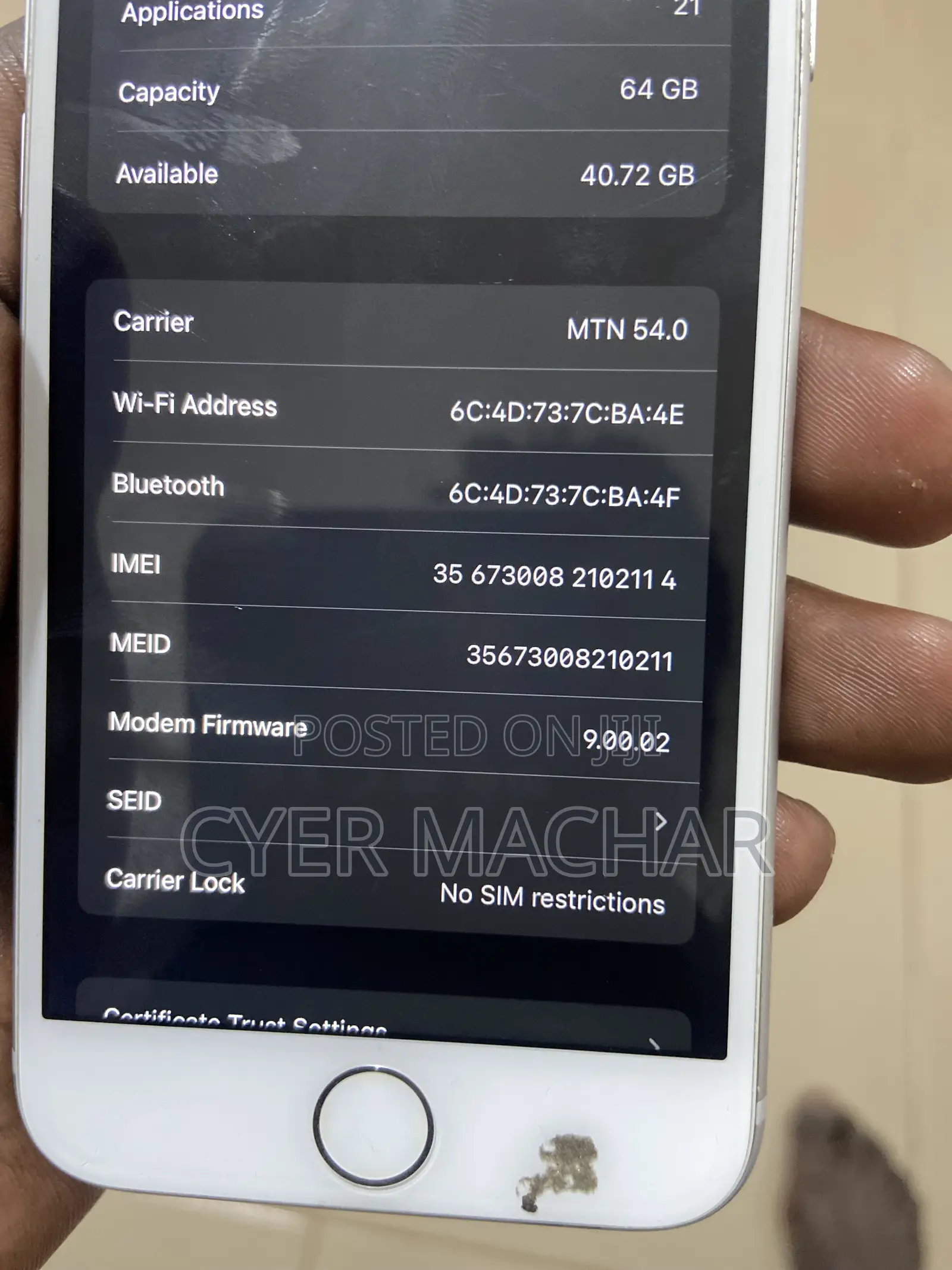 Apple iPhone 8 64 GB White