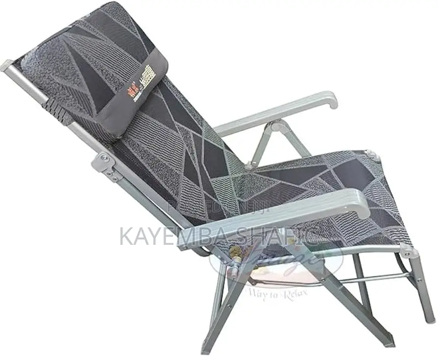 Folding Zero Gravity Reclining Lounge Chair & Bed With Cushion