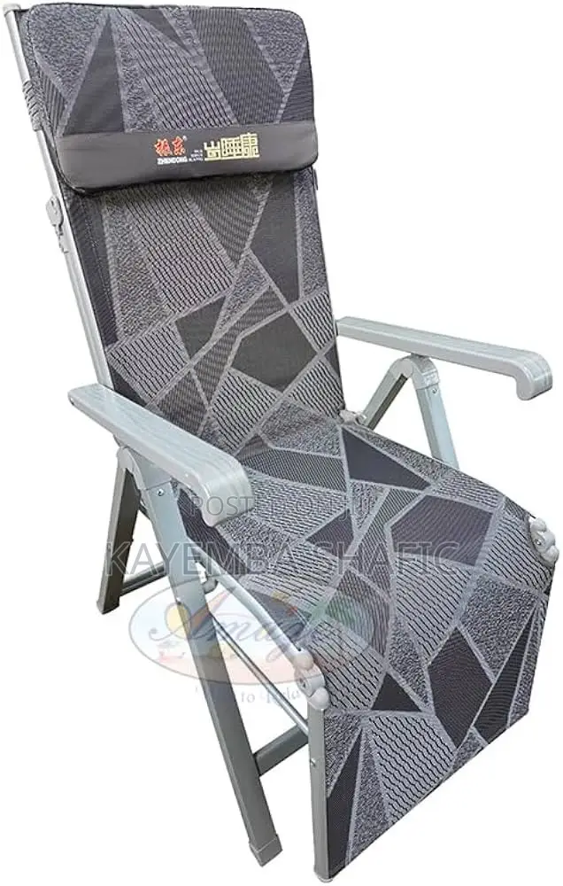 Folding Zero Gravity Reclining Lounge Chair & Bed With Cushion
