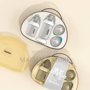 Anti-Colic Baby Bottle Gift Set, Which Includes Heat-Resistant Glass
