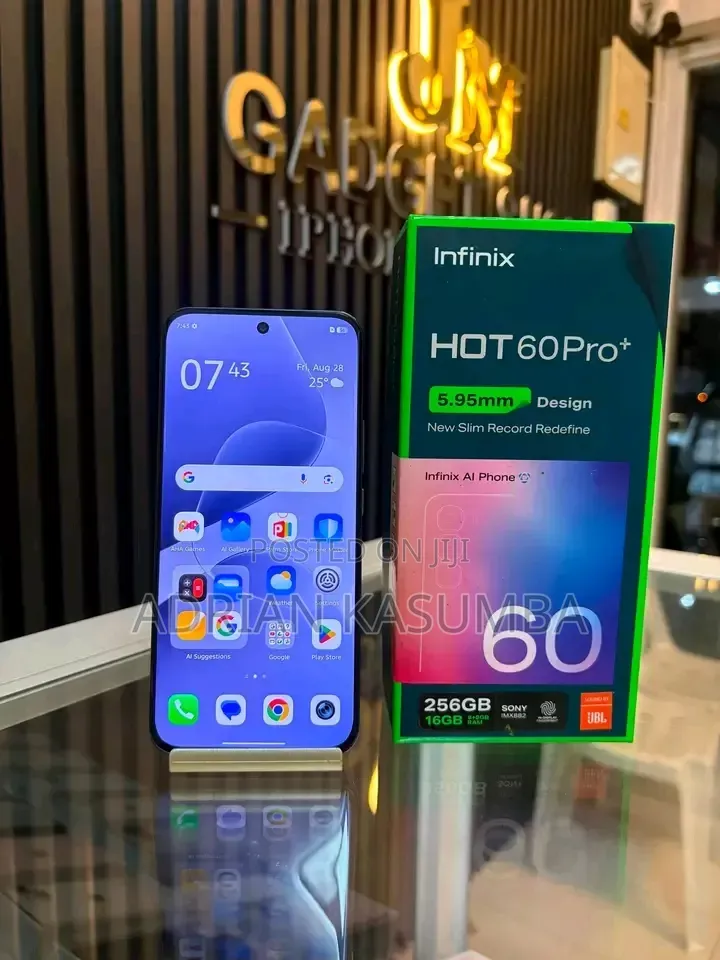New Infinix Hot 60 Pro+ 256 GB Blue