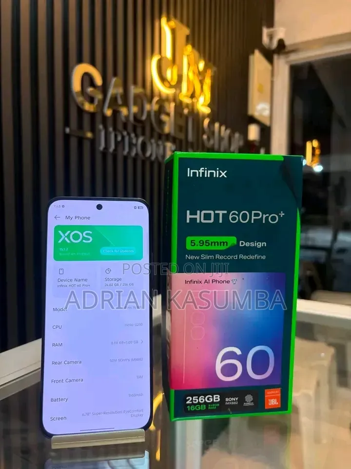 New Infinix Hot 60 Pro+ 256 GB Blue