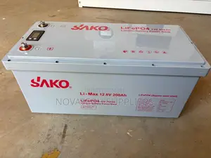 SAKO 12.8V 200Ah 2.56kWh LiFePO4 Lithium Solar Battery