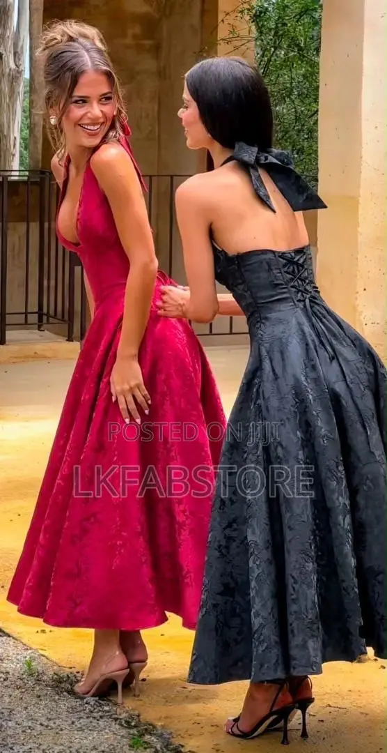 Elegant Open Back Party Dresses