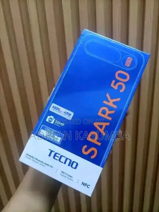 New Tecno Spark 50 128 GB Black