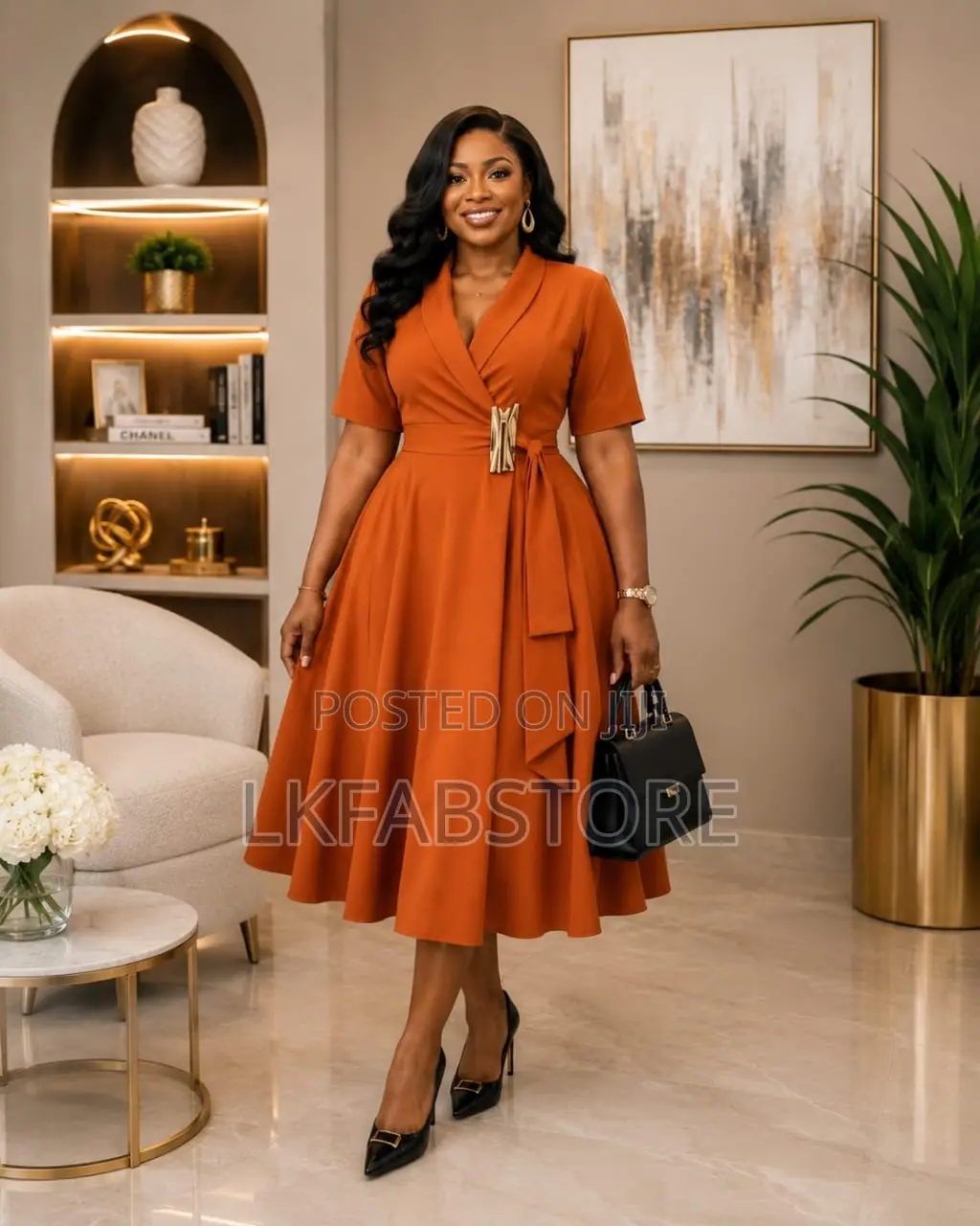 Unique Midi Dress for Women