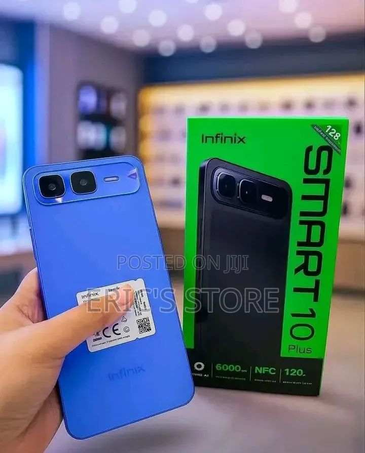 New Infinix Smart 10 Plus 128 GB Blue