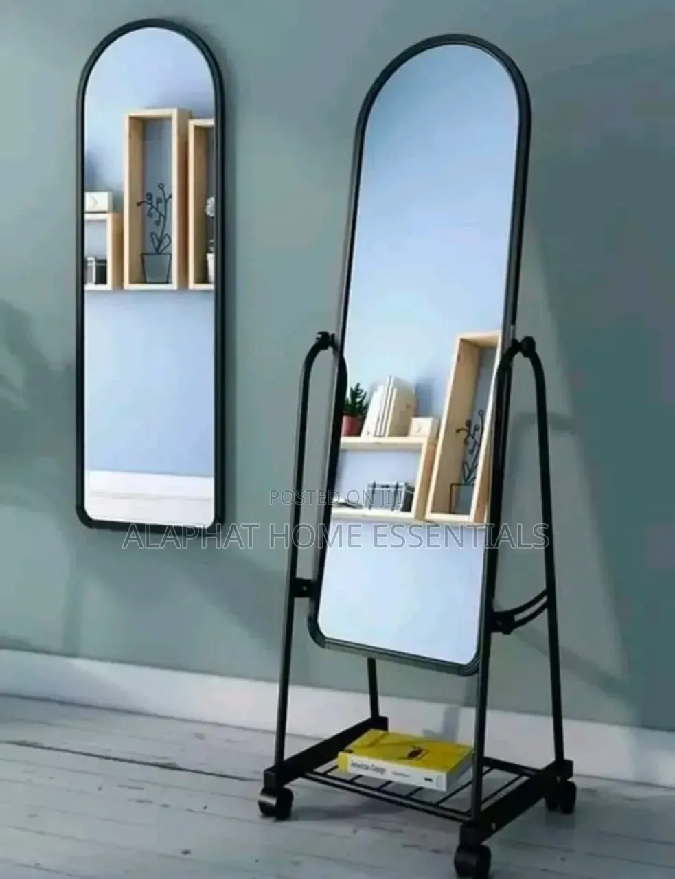 Full-Length Arched Dressing Mirror
