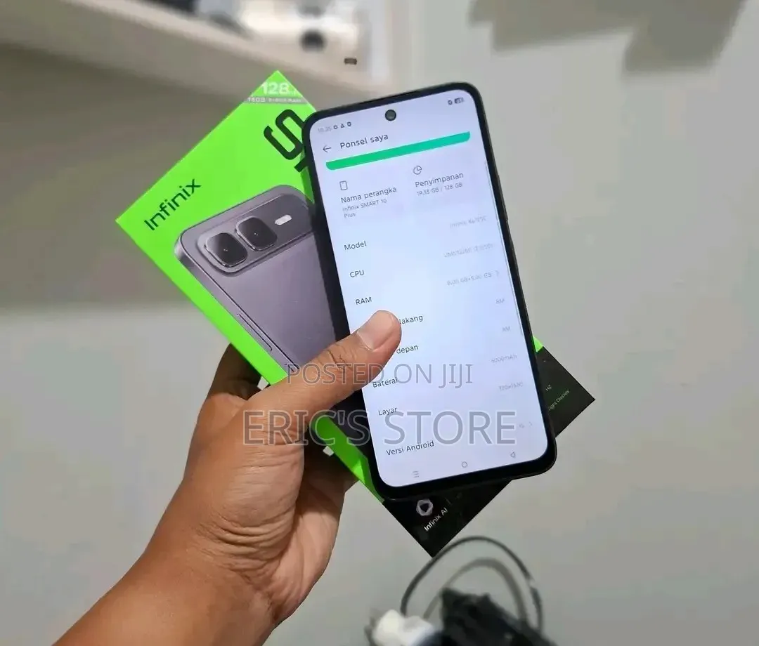 New Infinix Smart 10 Plus 128 GB Black